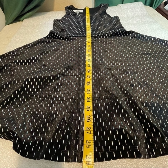 Girls Belle Badgley Mischka Black dress with silver Fit and Flare dress 10 - Picture 9 of 10